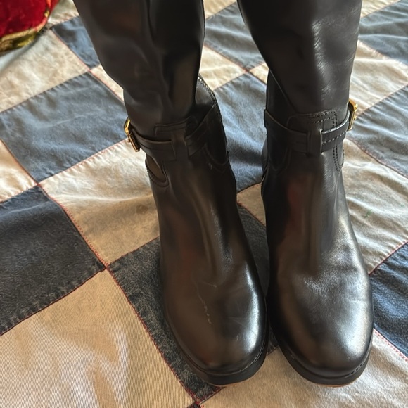 Micheal Kors Leather Riding Boots - Picture 7 of 7